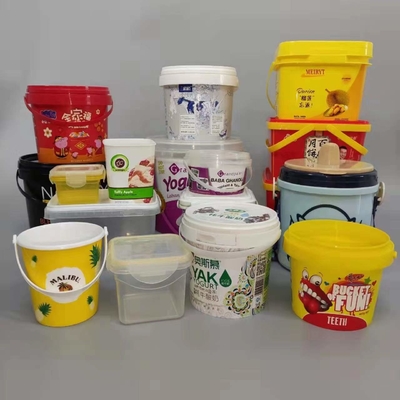 سطل رنگ پلاستیکی 20 لیتری مواد غذایی در سایزهای مختلف درب دار
