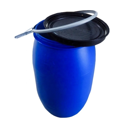 درام آبی استوانه ای 585*970 میلی متری آبی شیمیایی 200 لیتری 9 کیلوگرمی