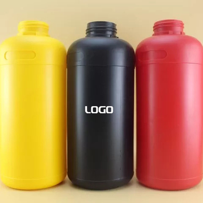 1000 میلی لیتر HDPE جوهر ظروف پلاستیکی بطری های شیمیایی پلاستیکی خالی با درپوش پیچی پلاستیکی