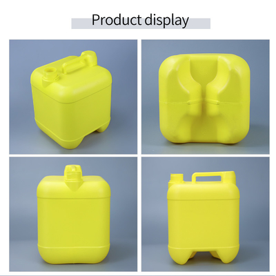کالیبر 39 میلی متر زرد HDPE ظرف پلاستیکی 360 * 300 * 410 میلی متر