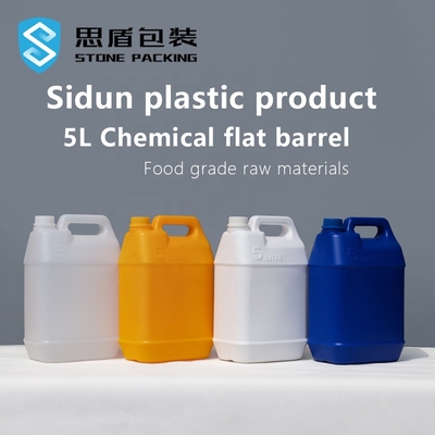 بطری پلاستیکی HDPE 5 لیتری روزانه شیمیایی 35 میلی متری 192*125*305 میلی متر