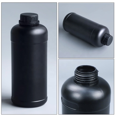 بطری های پلاستیکی مشکی مات شوینده اسید اچ LML 110*220*43 میلی متر