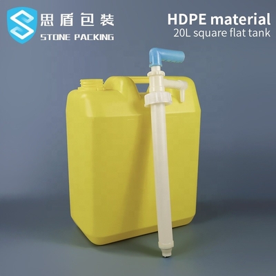قوطی جری پلاستیکی 41 میلی متری 20 لیتری HDPE با درب های مشهود