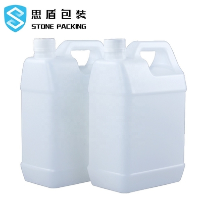 ظروف شیمیایی 4 لیتری 1 گالن HDPE جری قوطی 176 * 108 * 280 میلی متر