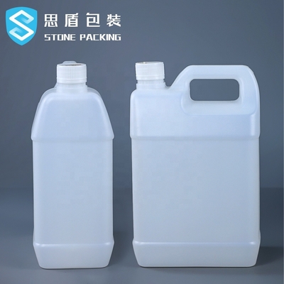ظروف شیمیایی 4 لیتری 1 گالن HDPE جری قوطی 176 * 108 * 280 میلی متر