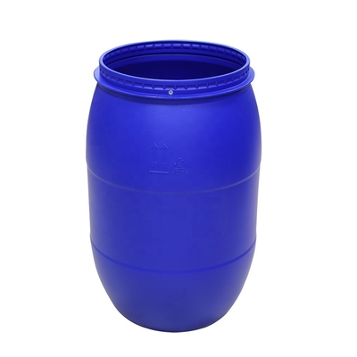 ظروف مواد شیمیایی پلاستیکی 160 لیتری 160 کیلوگرمی درام پلاستیکی HDPE با حلقه حلقه ای آهنی