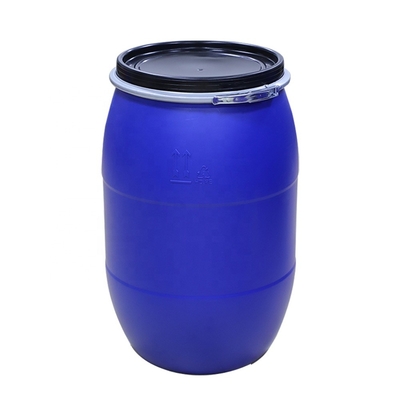 ظروف پلاستیکی پلاستیکی بشکه ای 55 گالن آبی HDPE ISO9001