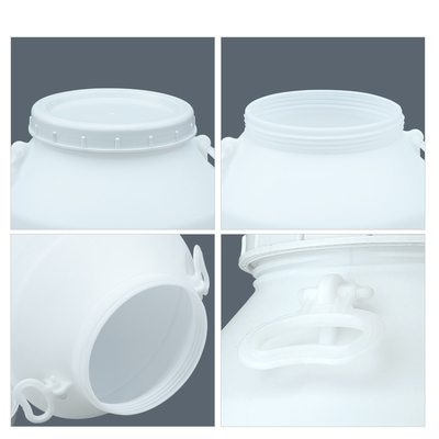 سیلندر بسته بندی مایعات درام ظرف پلاستیکی 160 لیتری آبی HDPE 80 درجه