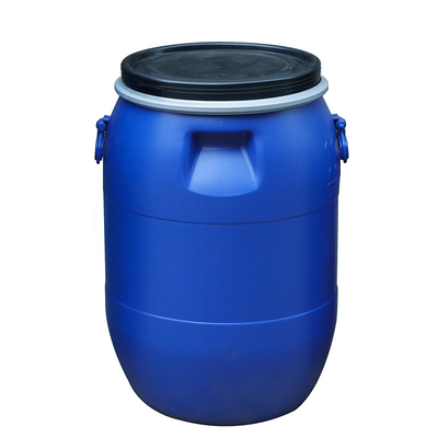 گرد پلاستیکی HDPE 100% 120l آبی بشکه شیمیایی رویه باز