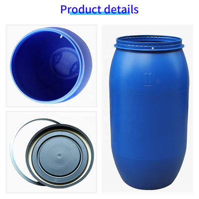 آب بندی قوی HDPE PP ظروف شیمیایی پلاستیکی فلزی 150 لیتری بشکه پلاستیکی