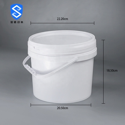 سطل 5 لیتری 1 گالن پلی اتیلن با چگالی بالا Food Safe ISO 9001