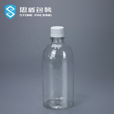 بطری پلاستیکی روی اسکرو 1000 میلی لیتری 500 میلی لیتری PET 38 گرمی 51 گرمی