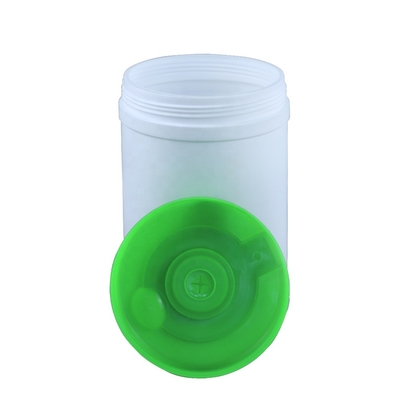 دستمال مرطوب الکل پنبه HDPE پلاستیک جری می تواند سطل پلاستیکی با درپوش OEM ODM