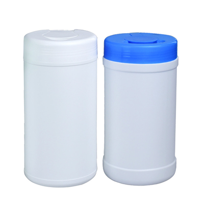 درپوش پیچی شفاف HDPE Wet Wipes ظرف پلاستیکی 900 گرم