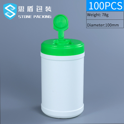 سطل پاک کن مرطوب 80*125 میلی متری 750 میلی لیتر HDPE پلاستیکی جری