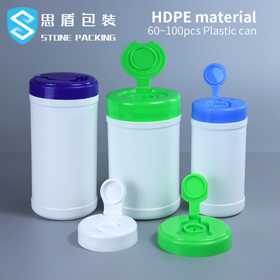 سطل پاک کن مرطوب 80*125 میلی متری 750 میلی لیتر HDPE پلاستیکی جری