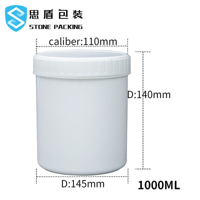 بطری پلاستیکی 112*140 میلی‌متری 100 میلی‌لیتری HDPE با درپوش پیچ