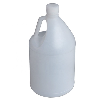 ظروف شیمیایی شفاف 3.8 لیتری HDPE گرد 1 گالن با دسته
