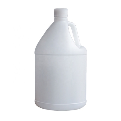 ظروف شیمیایی شفاف 3.8 لیتری HDPE گرد 1 گالن با دسته
