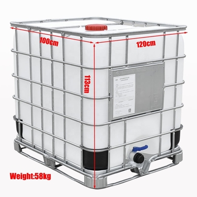 بسته بندی مایع پلاستیکی شیمیایی DC53D IBC فولاد گالوانیزه